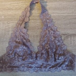 Free People purple halter bralette